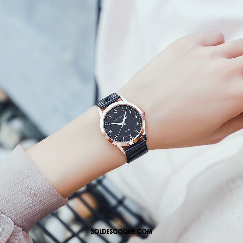 Gant Femme Étanche Étudiant Tendance Montre À Bracelet Mode Soldes