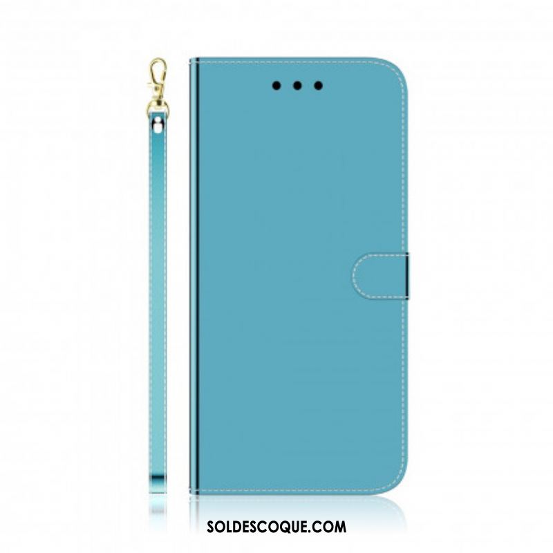 Housse Huawei P50 Pro Simili Cuir Couverture MIroir