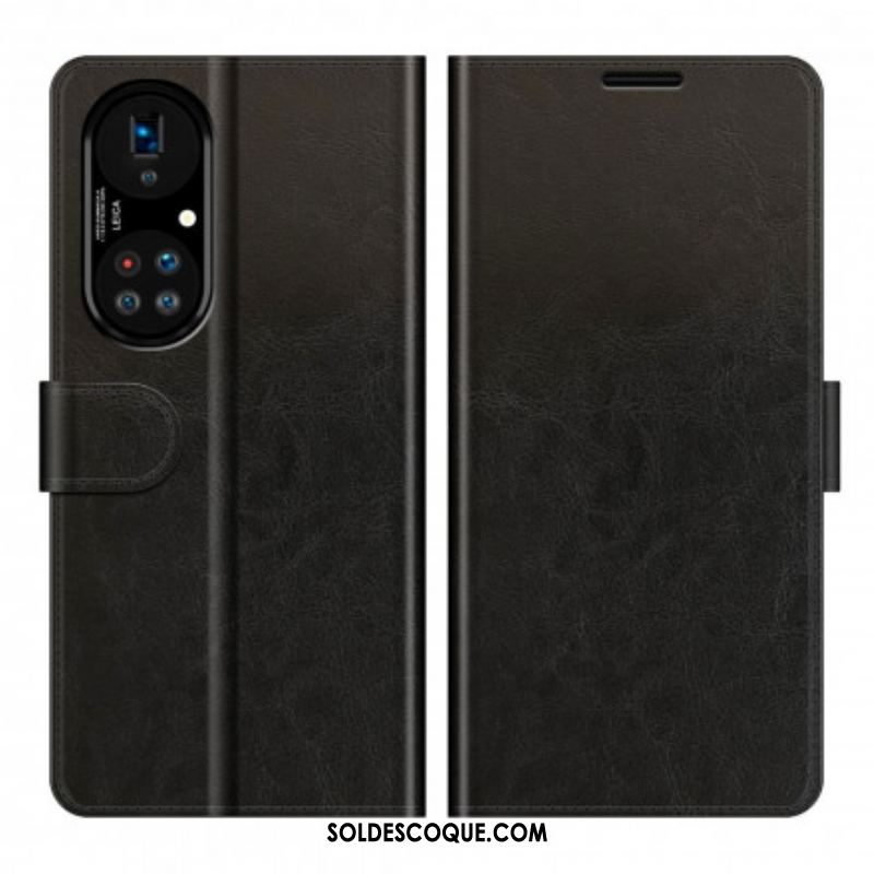 Housse Huawei P50 Pro Style Cuir Design