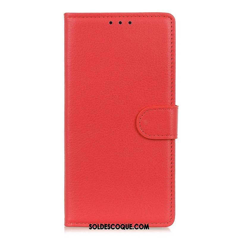 Housse Moto G200 5G Traditionnellement Litchi