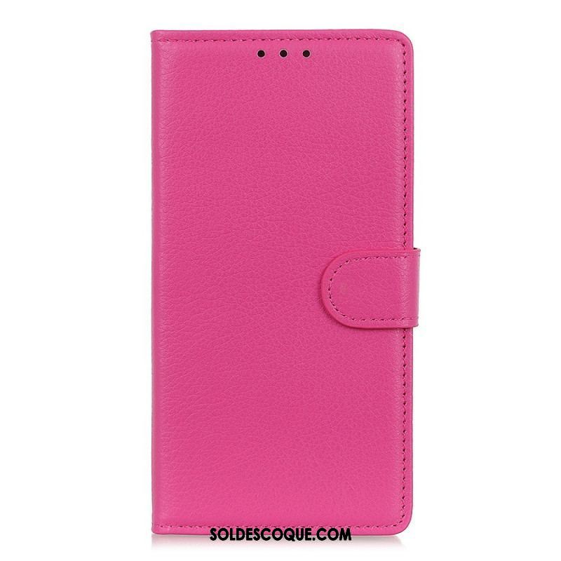 Housse Moto G200 5G Traditionnellement Litchi