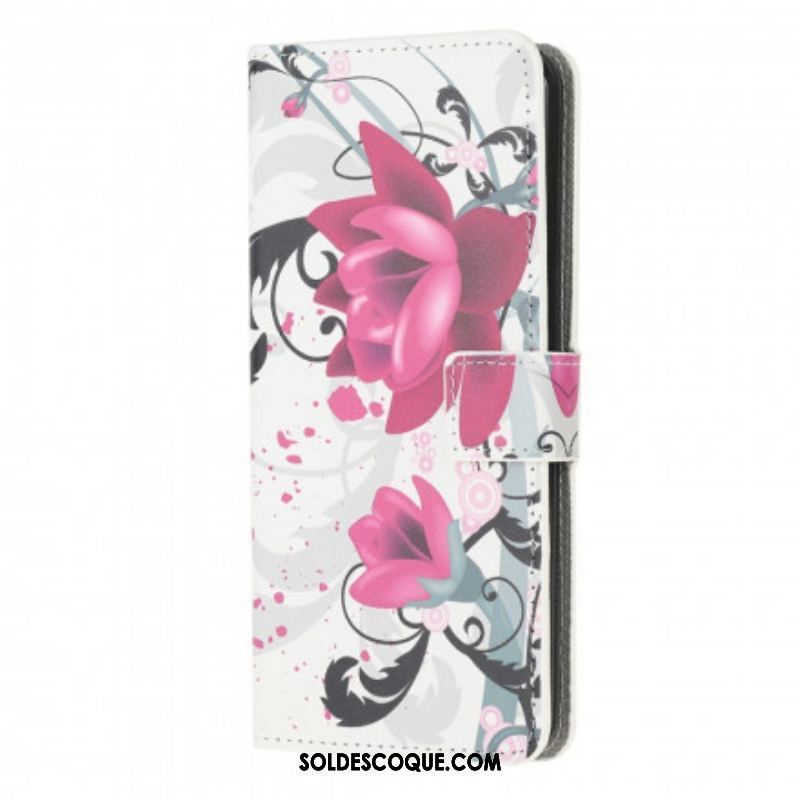 Housse Moto G30 / Moto G10 Tropical Flowers