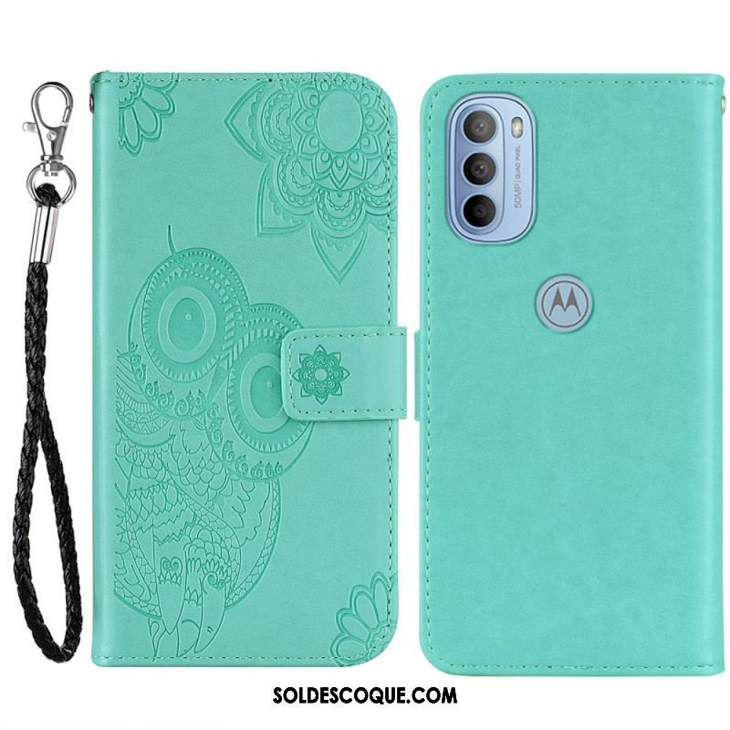 Housse Moto G41 / G31 Hibou Mandala