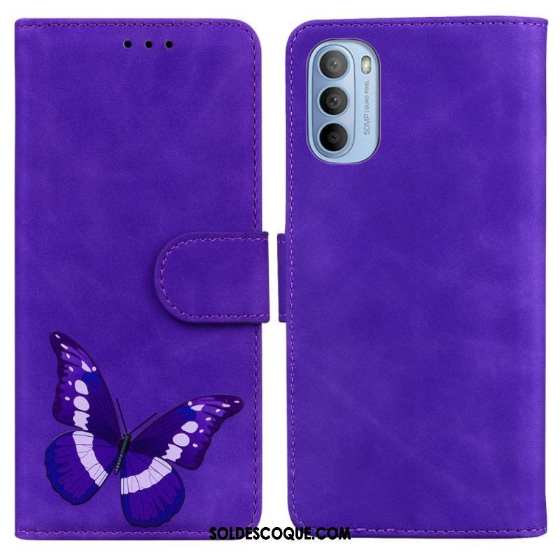 Housse Moto G41 / G31 Skin-Touch Papillon