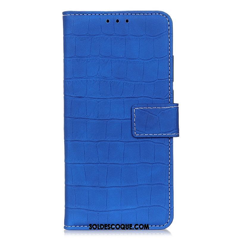 Housse Moto G73 5G Crocodile