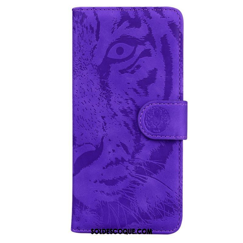 Housse Moto G73 5G Empreinte Tigre