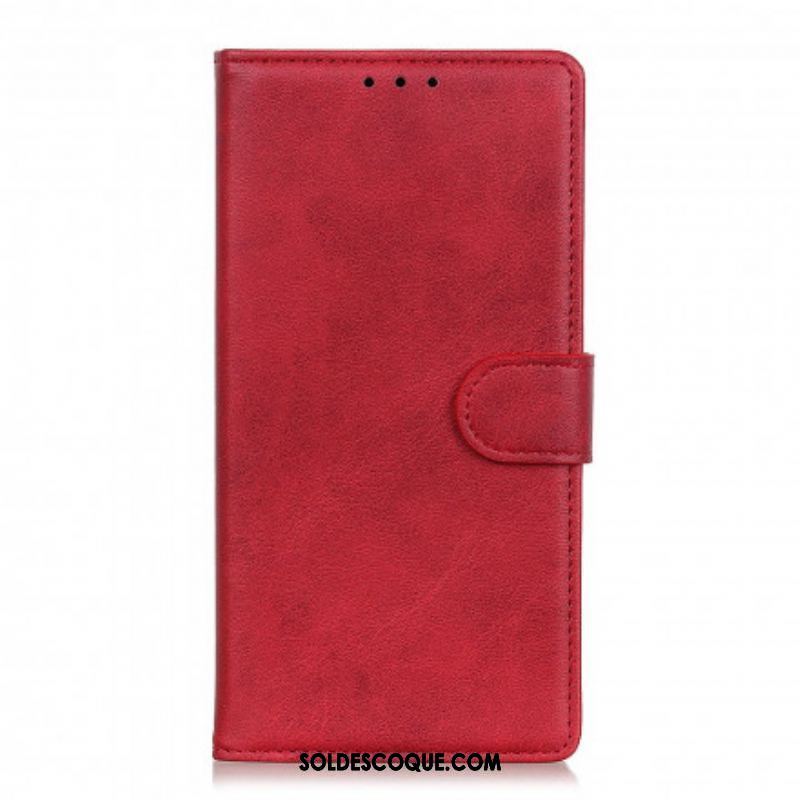 Housse Motorola G60s Effet Cuir Mat