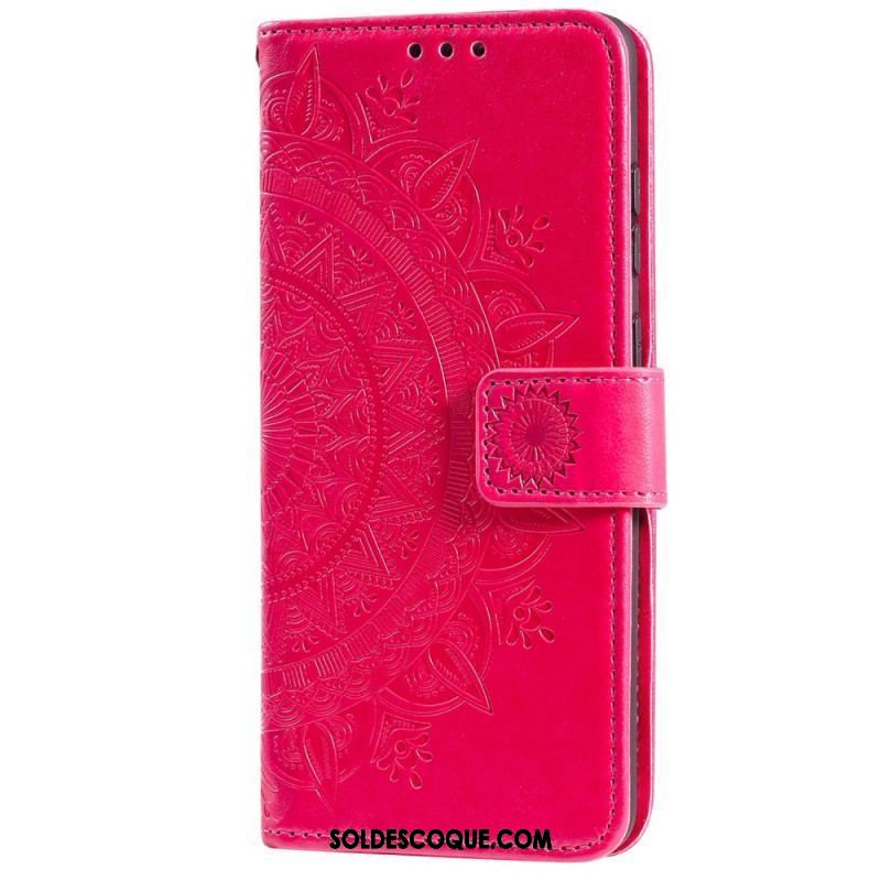 Housse OnePlus 10T 5G Mandala Soleil à Lanière