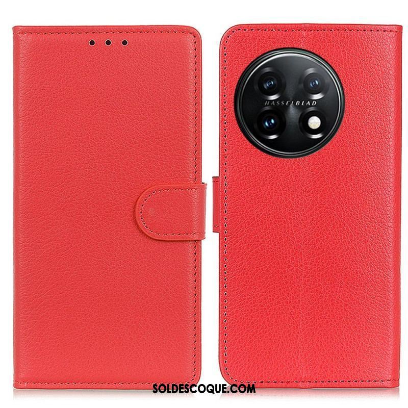 Housse OnePlus 11 5G Litchi Texture