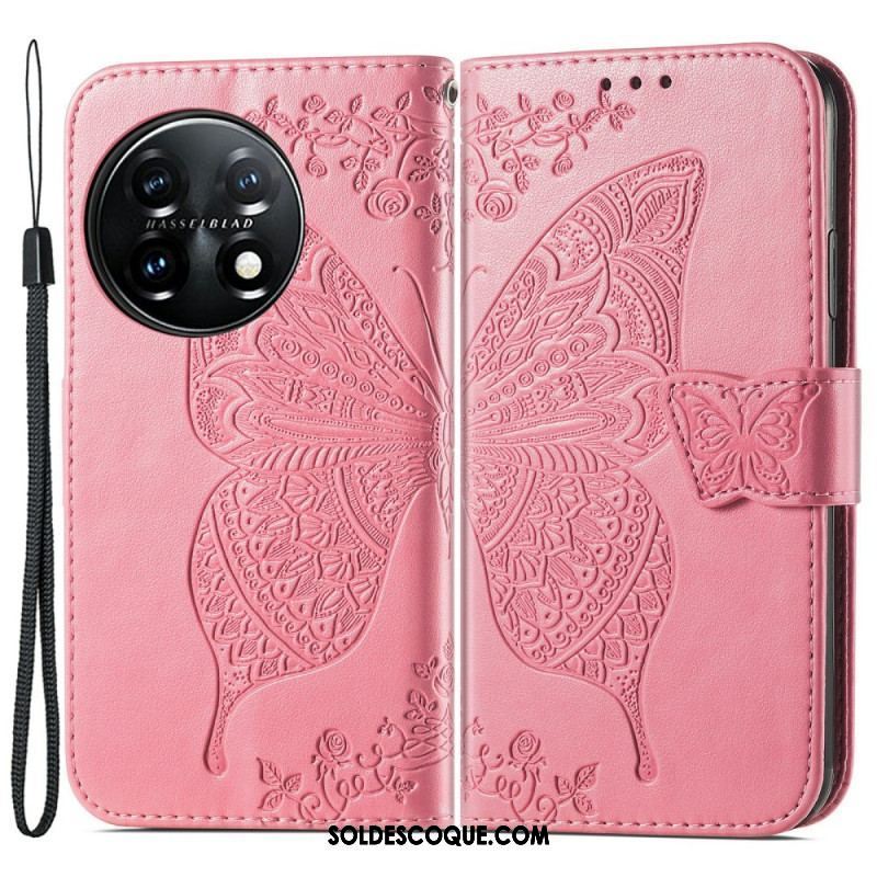 Housse OnePlus 11 5G Papillon Baroque