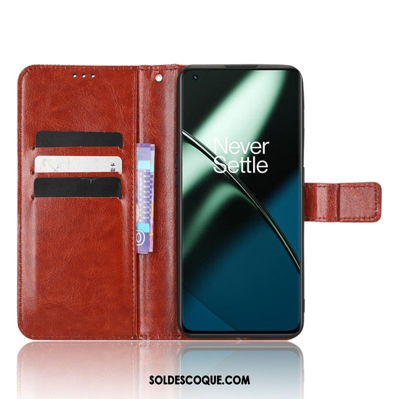 Housse OnePlus 11 5G Simili Cuir Flashy