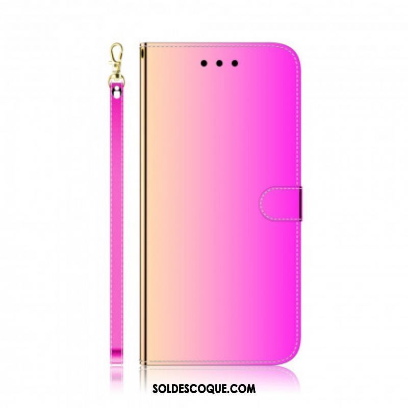 Housse OnePlus Nord 2 5G Simili Cuir Couverture MIroir