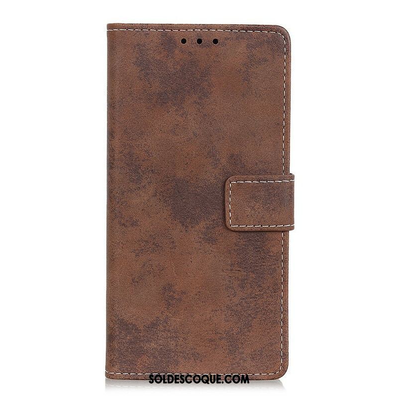 Housse OnePlus Nord 2 5G Simili Cuir Vintage