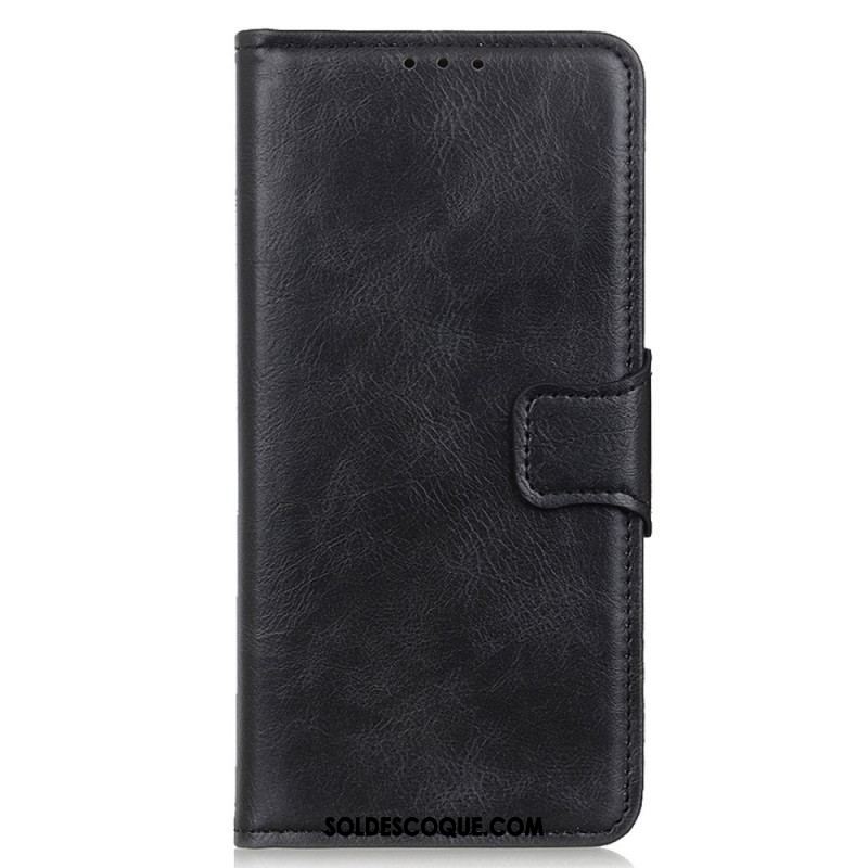 Housse OnePlus Nord 2T 5G Style Cuir Fermoir Réversible