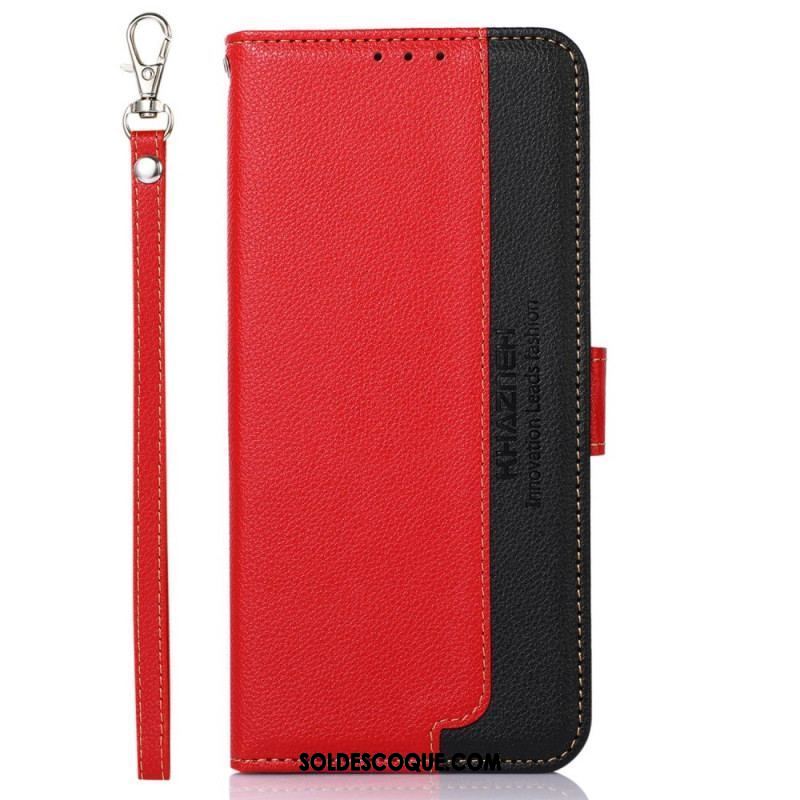 Housse OnePlus Nord 2T 5G Style Litchi RFID