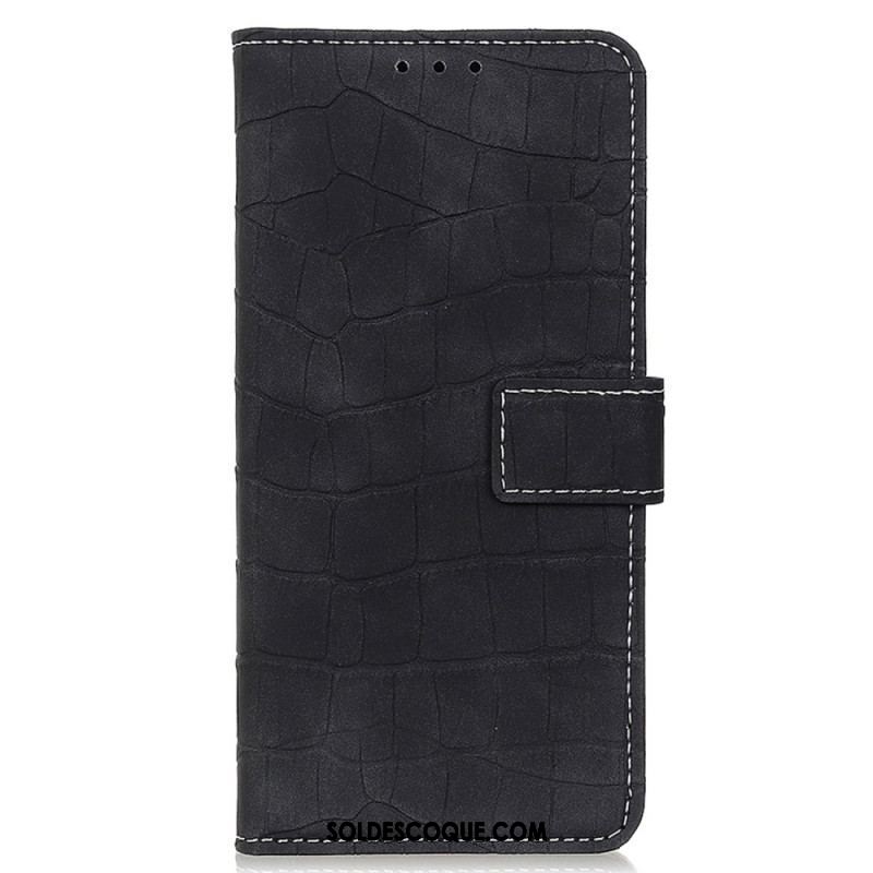 Housse OnePlus Nord 2T 5G Style Peau de Crocodile