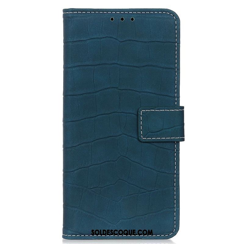 Housse OnePlus Nord 2T 5G Style Peau de Crocodile