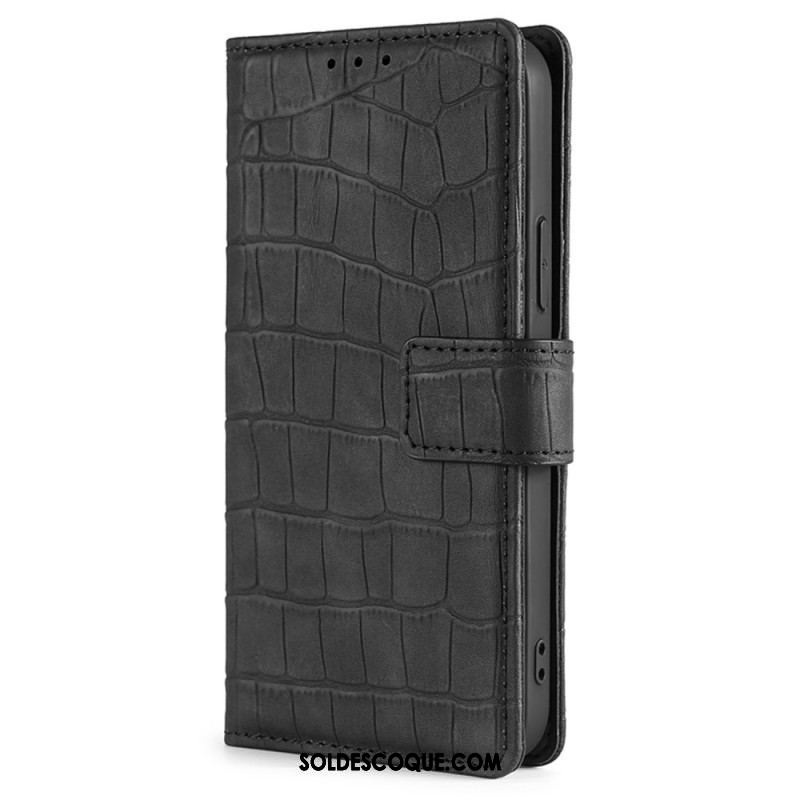 Housse OnePlus Nord CE 2 Lite 5G Style Peau de Crocodile