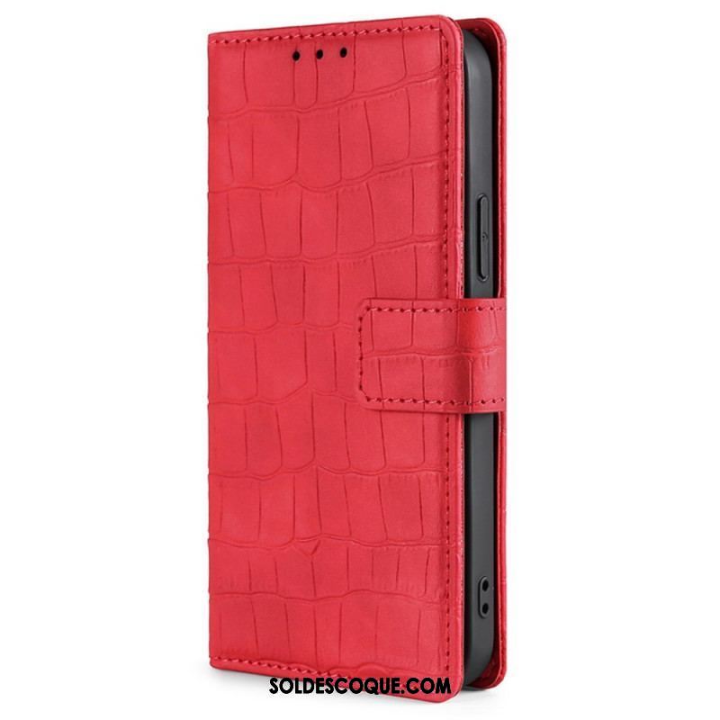 Housse OnePlus Nord CE 2 Lite 5G Style Peau de Crocodile