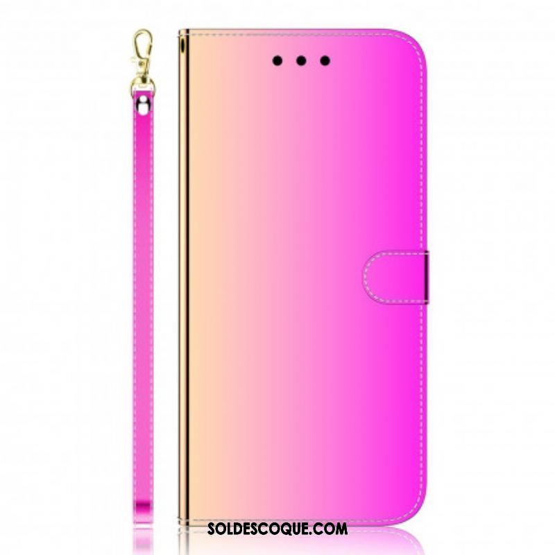 Housse OnePlus Nord CE 5G Simili Cuir Couverture MIroir