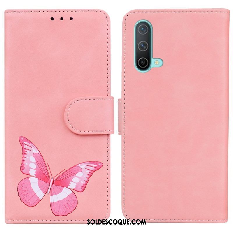 Housse OnePlus Nord CE 5G Skin-Touch Papillon