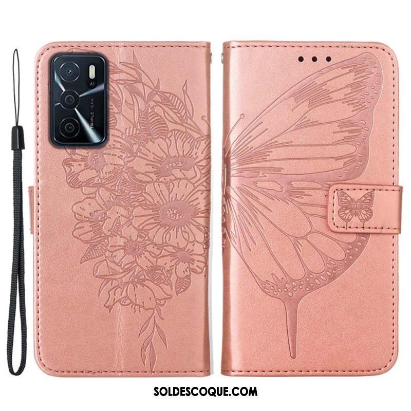 Housse Oppo A16 / A16s Papillon Design