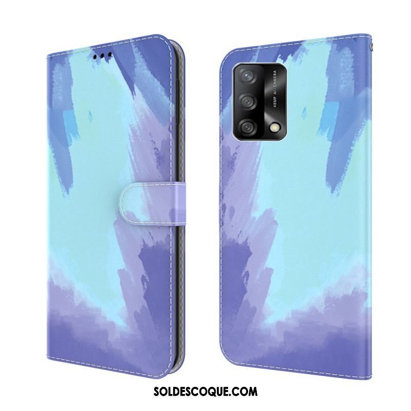 Housse Oppo A74 4G Aquarelle