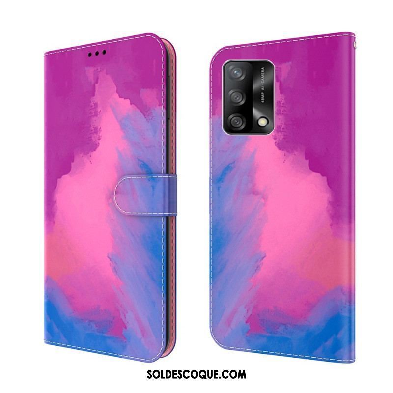 Housse Oppo A74 4G Aquarelle