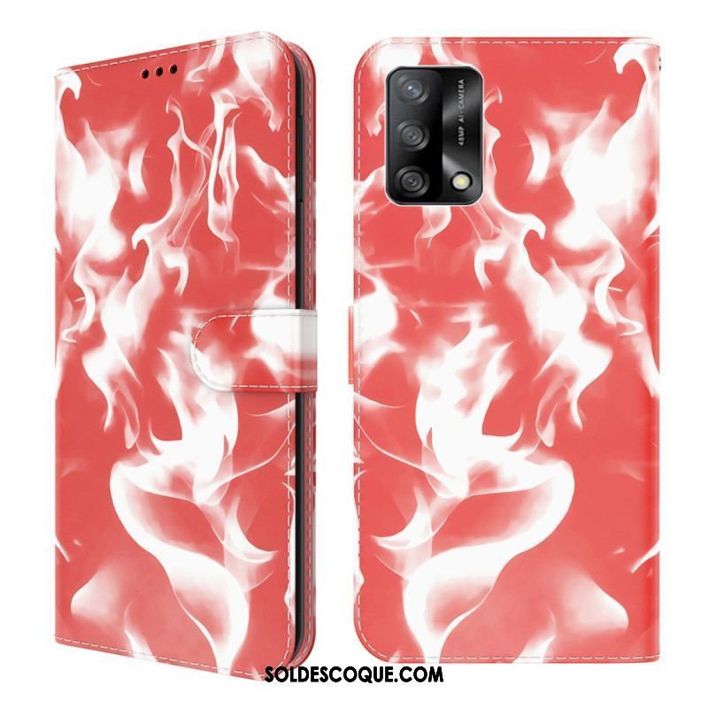 Housse Oppo A74 4G Motif Abstrait