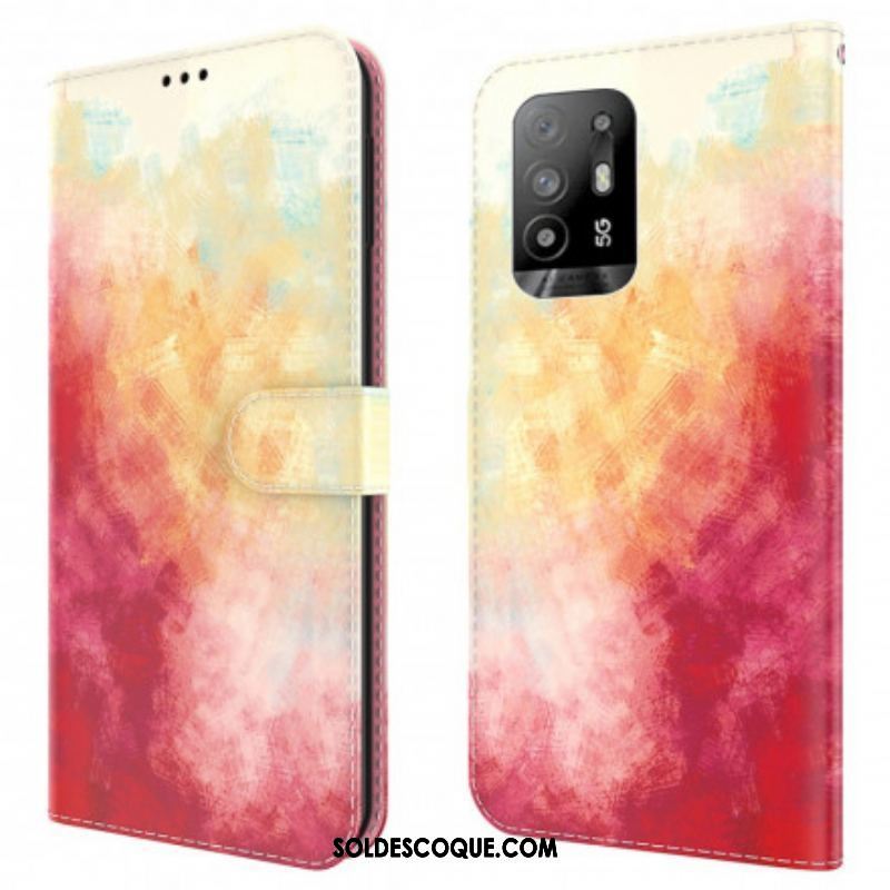 Housse Oppo A94 5G Aquarelle