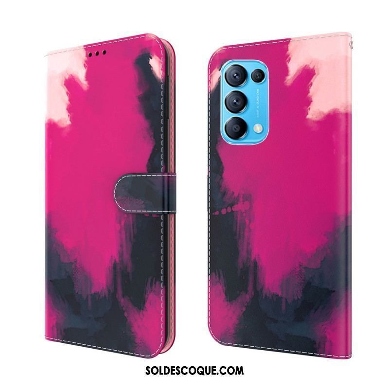 Housse Oppo Find X3 Lite Aquarelle