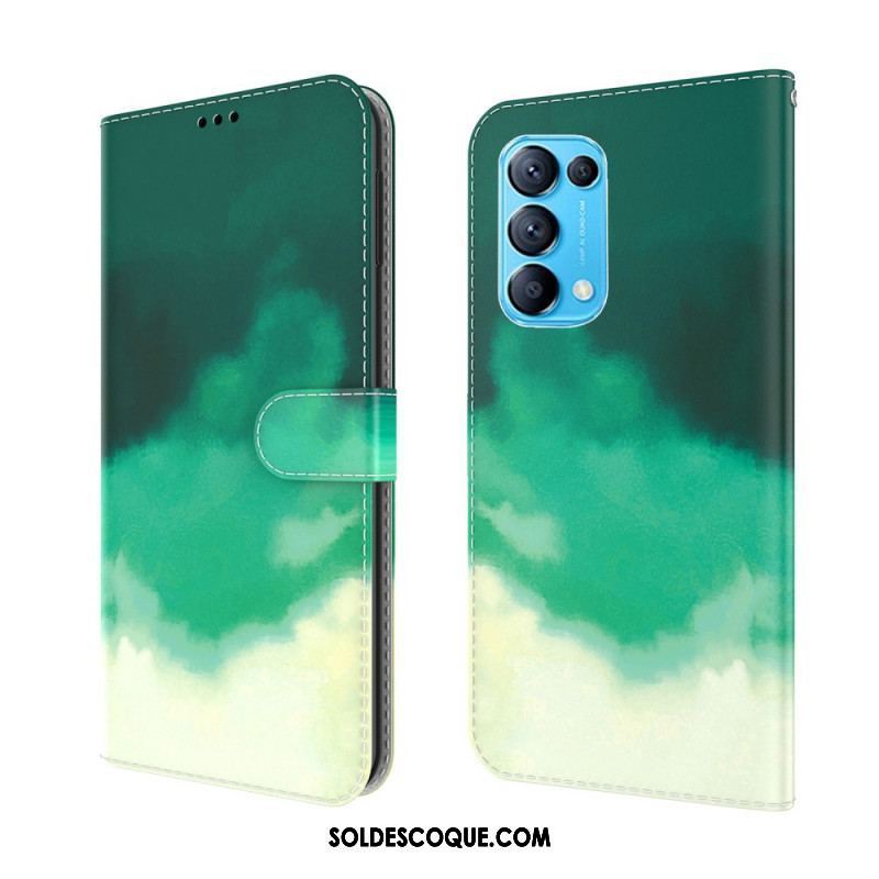 Housse Oppo Find X3 Lite Aquarelle