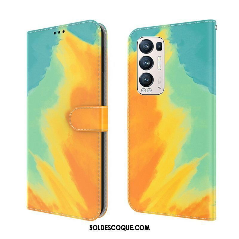 Housse Oppo Find X3 Neo Abstraction Coloré