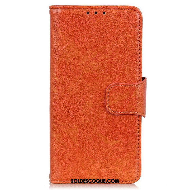 Housse Oppo Reno 7 Cuir Fendu Nappa