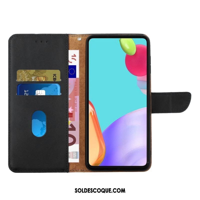 Housse Oppo Reno 7 Cuir Nappa Véritable