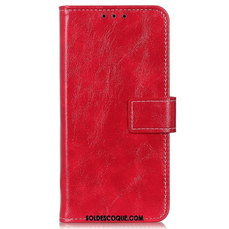 Housse Oppo Reno 7 Vernie avec Coutures