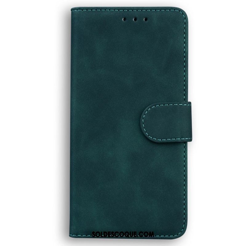 Housse Oppo Reno 8 Effet Cuir Couture