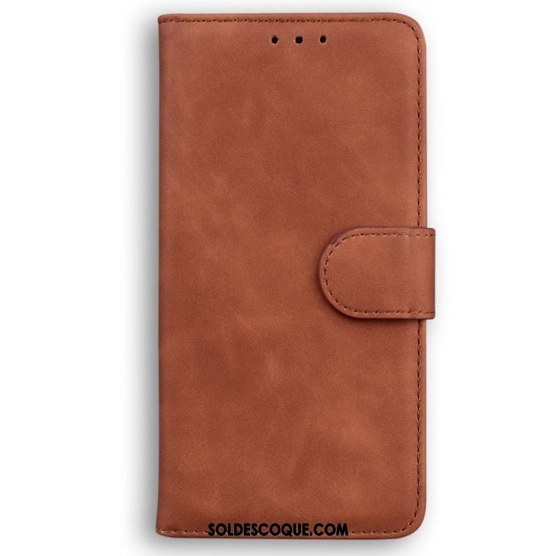 Housse Oppo Reno 8 Effet Cuir Couture