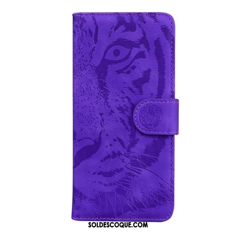 Housse Oppo Reno 8 Lite Empreinte Tigre