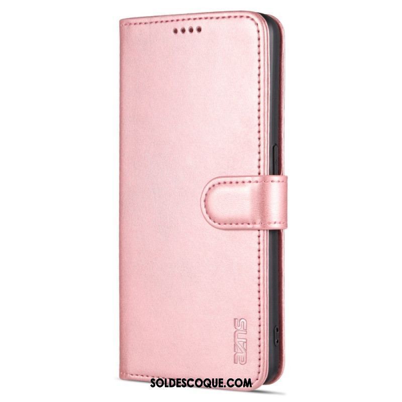 Housse Oppo Reno 8 Lite Style Cuir AZNS