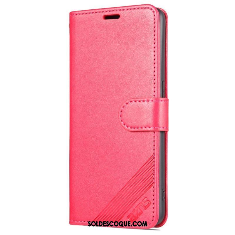 Housse Oppo Reno 8 Lite Style Cuir AZNS