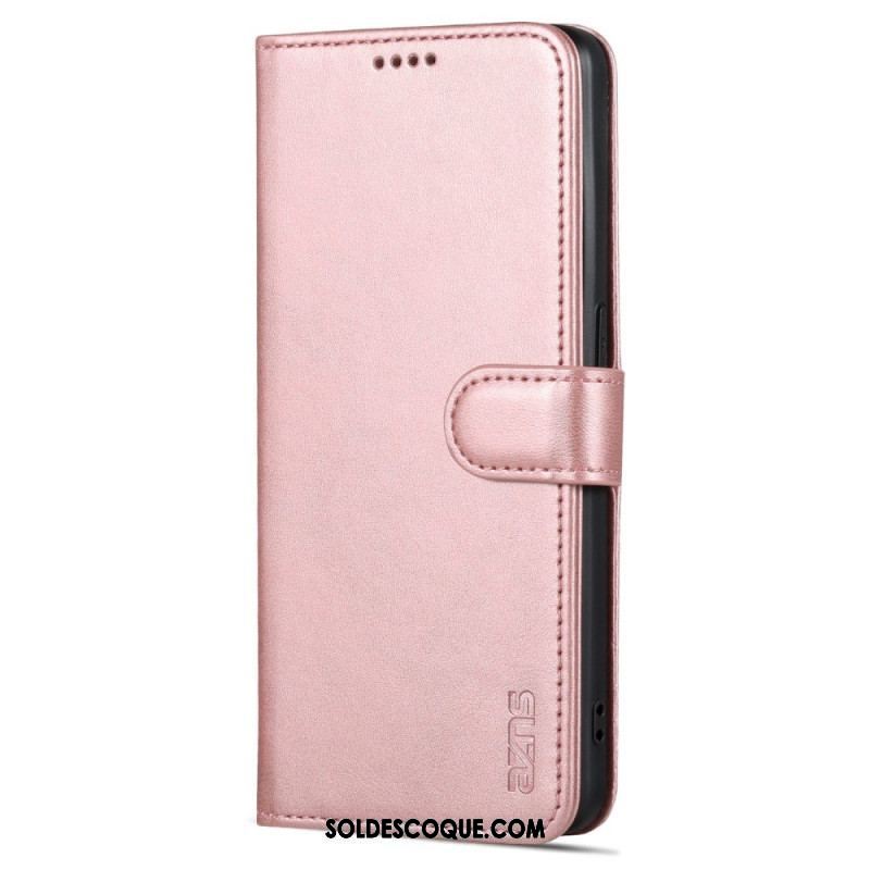 Housse Oppo Reno 8 Lite Style Cuir AZNS