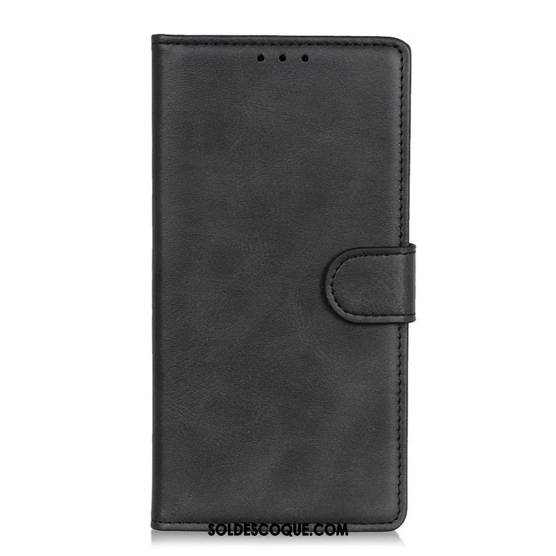 Housse Oppo Reno 8 Lite Style Cuir Mat