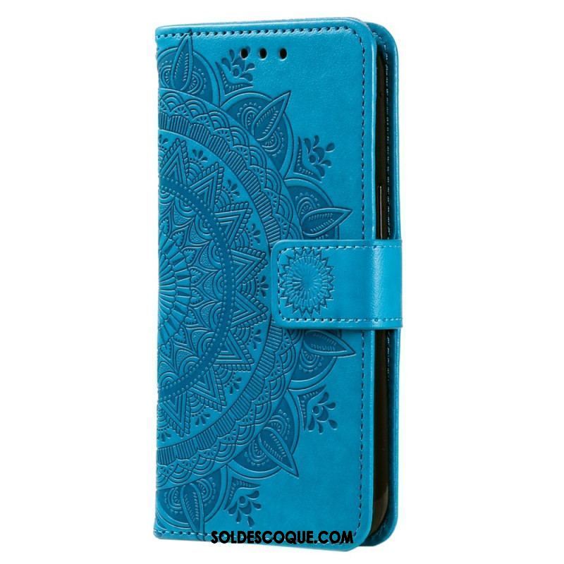 Housse Oppo Reno 8 Mandala Soleil à Lanière