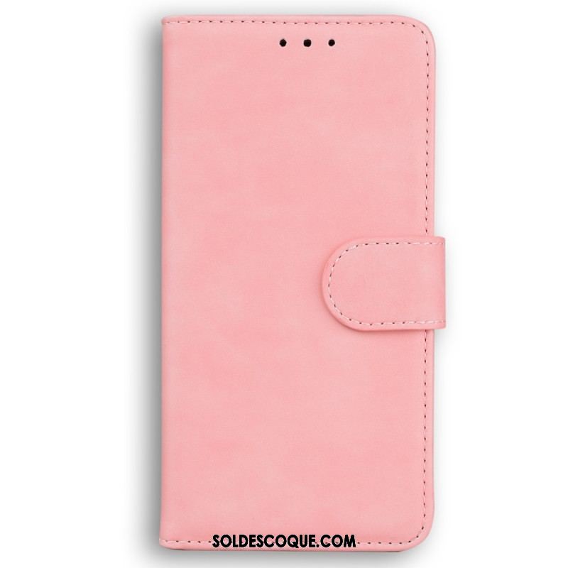 Housse Oppo Reno 8 Pro Effet Cuir Couture