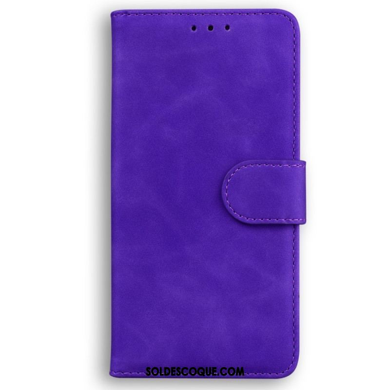 Housse Oppo Reno 8 Pro Effet Cuir Couture