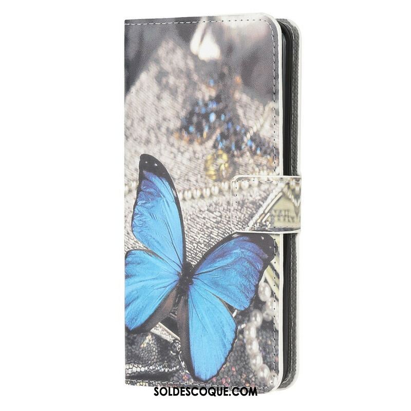 Housse Samsung Galaxy A12 / M12 Papillon Royal