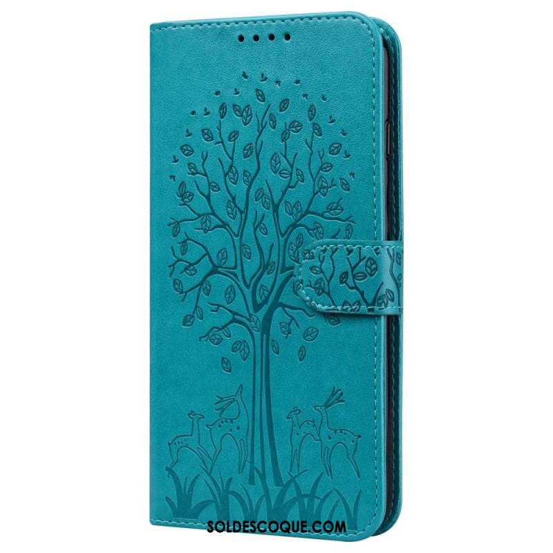 Housse Samsung Galaxy A13 5G / A04s Arbre et Cerfs