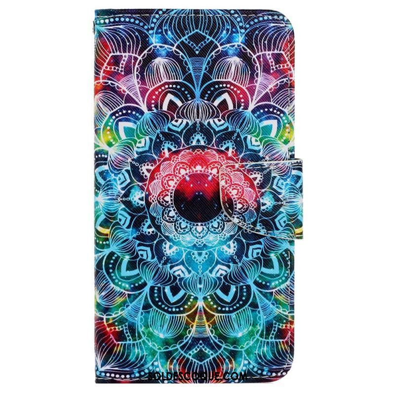 Housse Samsung Galaxy A13 Flashy Mandala à Lanière