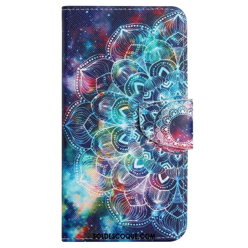 Housse Samsung Galaxy A13 Flashy Mandala à Lanière